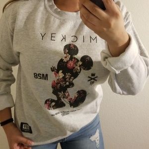 Light grey NEFF disney pullover
